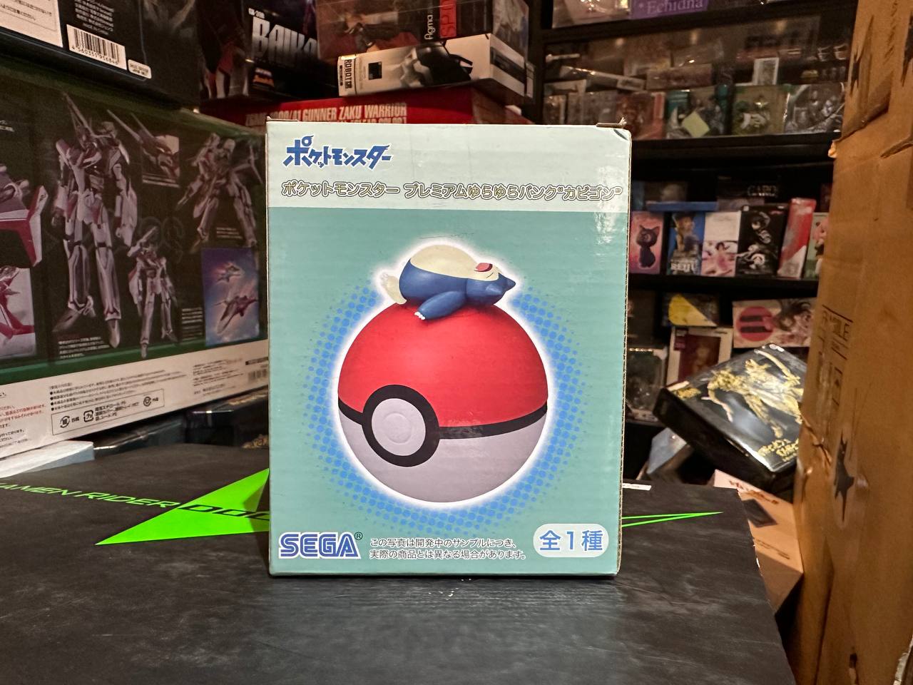 [Pokemon] Snorlax Figure Yura Yura Piggy Bank (SEGA)